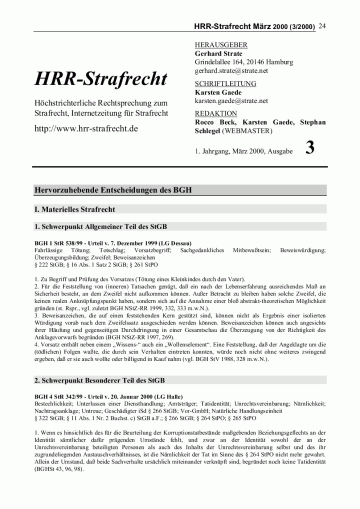 Titelbild Ausgabe 3/2000
