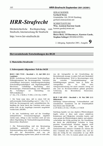 Titelbild Ausgabe 01-09