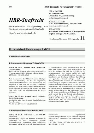 Titelbild Ausgabe 01-11