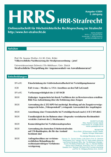 Titelbild Ausgabe 4/2004