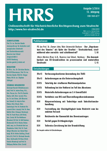 HRRS-Ausgabe März 2014