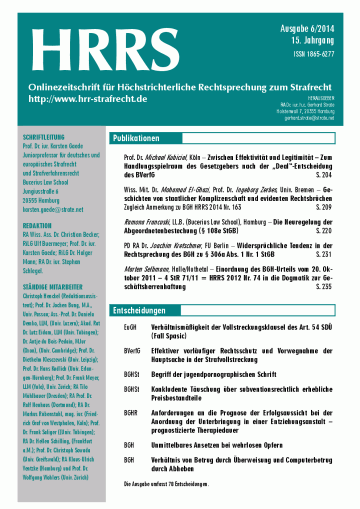 HRRS-Ausgabe Juni 2014