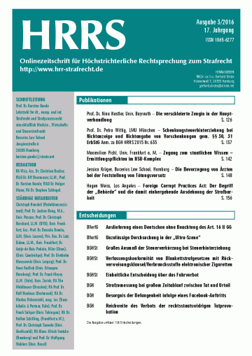 Titelbild Ausgabe 3/2016