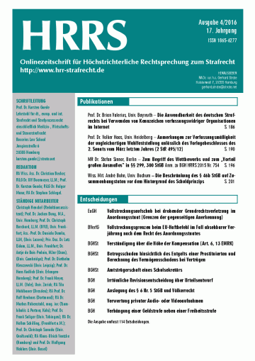 Titelbild Ausgabe 4/2016