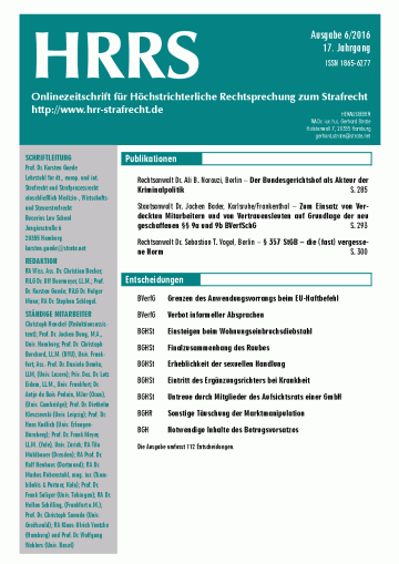 Titelbild Ausgabe 6/2016