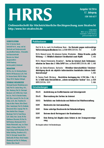 Titelbild Ausgabe 10/2016