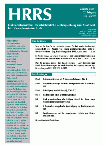 Titelbild Ausgabe 2/2021