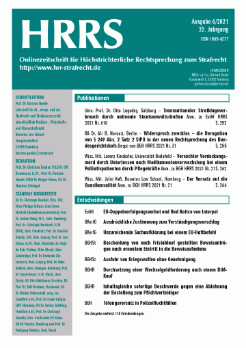 Titelbild Ausgabe 6/2021